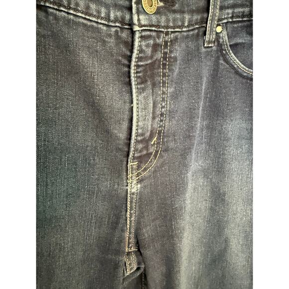 Levi’s 512 Perfectly Slimming Bootcut Jeans 12M Stretch Mid Rise Dark Wash - Picture 10 of 10